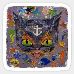 Cat Pirate Sticker